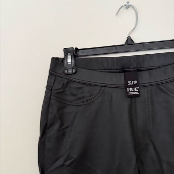 HUE Women's Sleek Black Leggings - Picture 3 of 10